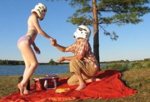 Stormtrooper innamorati fanno picnic
