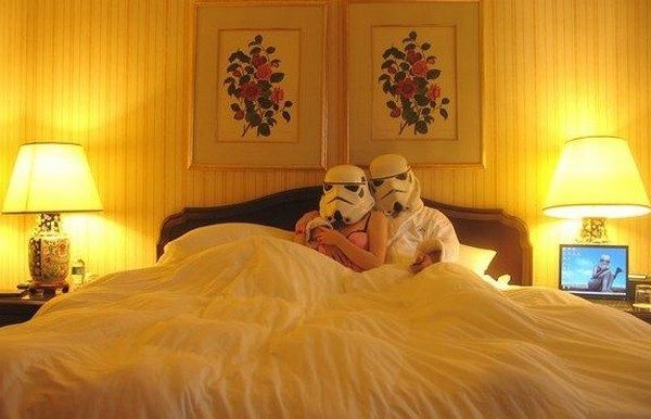 Stormtrooper innamorati a letto insieme